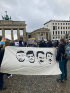 Demo Stop executions in Iran Brandenburger Tor