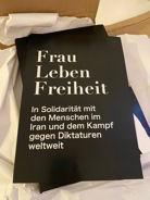 Poster Frau Leben Freiheit