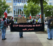 Demo Stop executions in Iran Wittenbergplatz