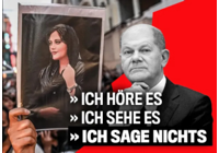 Olaf Scholz, brich dein Schweigen zur Revolution im Iran & verurteile das Terror-Regime! #OlafSagWas